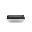Vitrina frigorifica de prezentare salate, 67 lt, interval temp. 0-12 gr C, 105 W, corp inox, ARKTIC by Hendi, 767x612x(H)328 mm, Clasa energetica C