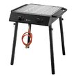 Gratar pe gaz Xantos Negru, HENDI, 9,5kW, 770x710x(H)870mm