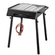 Gratar pe gaz Xantos Negru, HENDI, 9,5kW, 770x710x(H)870mm