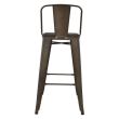 Scaun de bar metalic Rusty