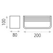 Aplica perete Icon 20 cm - ACB Iluminacion