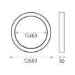 Plafoniera LED Aliso 60 cm - ACB Iluminacion