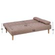 Canapea extensibila cu doua perne Wanda