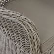 Scaun aluminiu cu manere Rattan