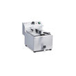 Friteuza electrica profesionala, Hendi Mastercook cu robinet scurgere ulei, Inox, 8 lt, 3500 W, temperatura reglabila pana la 195 gr C, termostat, 515x300x(H)345 mm
