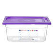 Capac Gastronorm mov, GN 1/4, Hendi, 265x162mm, HACCP, polipropilena