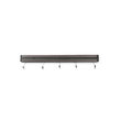 Suport magnetic pentru cutite, 60 cm, cu 6 carlige agatare, Hendi