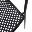 Scaun metalic cu maner Easy Black