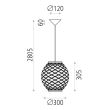 Pendul Lennis, 30 cm - ACB Iluminacion