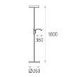 Lampadar Yamena 24+3W LED - ACB Iluminacion