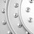 Tava rotunda perforata din aluminiu pentru pizza - Almetal