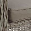 Scaun aluminiu cu manere Rattan