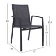 Scaun aluminiu cu manere