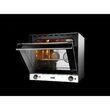 Cuptor convectie Hendi H90, 4 tavi 438x315 mm incluse, 2 elemente incalzire, 2 ventilatoare, termostat reglabil 50-300 gr C, timer 0-120 min, 2670 W, 595x595x(H)570 mm