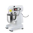 Mixer profesional planetar spirala cu vas detasabil 3 viteze, roti pivotante, vas inox, Hendi 10 litri 500 W, 390x404x (H) 620 mm