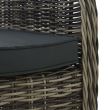 Scaun aluminiu cu manere Rattan