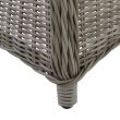 Scaun aluminiu cu manere Rattan