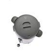 Percolator pentru bauturi fierbinti 7 litri, inox, negru mat, termostat 0-100 gr C, 1650 W, Concept Line Hendi, 307x330x(h)450 mm