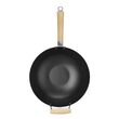 Wok cu maner din lemn Ø 32 cm (H) 100mm otel carbon