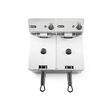Friteuza electrica profesionala 2x4 lt, 2x3000W, inox, termostat 0-190 gr C, Hendi Blue LIne, 47x42x(H)33 cm