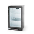 Vitrina frigorifica de prezentare interval temp. 2/10 C, 150 W, corp inox, ARKTIC by Hendi, 500x500x(H)900 mm 103 Litri, Clasa energetica D