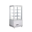 Vitrina rece pt prezentare, alba, 68 lt, interval temp 0-12 gr C, 170 W, 3 rafturi reglabile pe inaltime, ARKTIC by Hendi, 452x406x(H)891 mm, Clasa energetica C