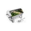 Chafing dish capac rolltop Gastronorm GN1/1, inox, 59x34x(H)40 cm, Model Hendi Rental-Top