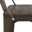 Scaun de bar metalic Rusty