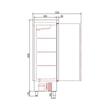 Dulap congelator cu 4 usi Snack 1201 Lt - Coreco
