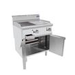 Gratar pe gaz pe suport suprafață netedă dubla, linia 700 - Atosa