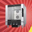 Cuptor profesional Alphatech Icon electric, capacitate 7 tavi GN 1/1, 7 tavi 600x400 mm, umidificare directa