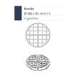 Aparat pentru waffles dublu Ronde 180° – Krampouz