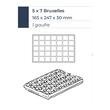 Aparat pentru waffles dublu 5×7 Bruxelles 180°– Krampouz