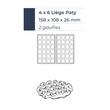 Aparat pentru waffles 4×6 Liège Party 180° – Krampouz