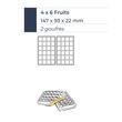Aparat pentru waffles 4×6 Fruits 180° – Krampouz