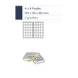 Aparat pentru waffles dublu 4 x 6 Fruits 180° – Krampouz