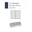 Aparat pentru waffles 180° 4×7 Bruxelles – Krampouz