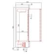 Dulap congelator cu 4 usi SnackFit, 964 Lt - Coreco