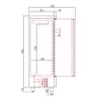 Dulap frigorific cu doua usi SnackFit, 409 Lt - Coreco
