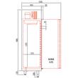 Dulap frigorific cu doua usi din sticla EuroSnack, 979 Lt - Coreco