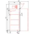 Dulap frigorific cu doua compartimente, compartiment special pentru peste 610 Lt - Coreco