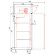 Dulap congelator cu 6 usi 2197 Lt - Coreco