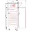 Dulap frigorific cu doua usi 645 Lt - Coreco