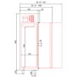 Dulap frigorific cu doua usi cu geam 964 Lt - Coreco