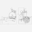 Feliator manual cu volan cu lamă de 320 mm - negru- Berkel
