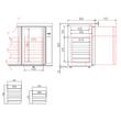 Frigider pentru bere fara unitate condensare, 4 butoaie - Coreco