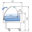 Vitrina frigorifica pentru peste 150.5 cm - Coreco
