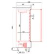 Dulap congelator cu o usa 409 Lt - Coreco