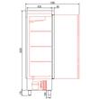 Dulap congelator cu doua usi 505 Lt - Coreco