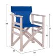Scaun directorial Naxos cu panza din PVC